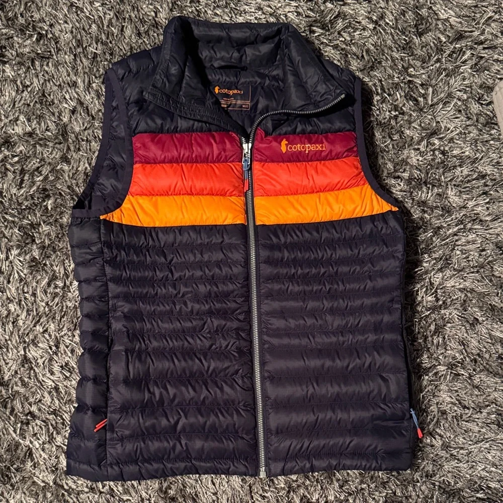 Cotopaxi Navy and Red/Orange Vest - Picture 1 of 3